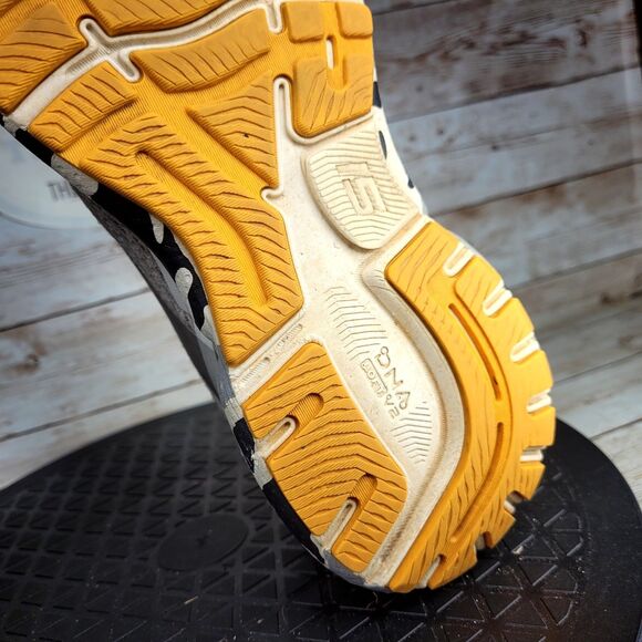 Brooks Ghost 15 Women's Size 6.5 Blanc Sunflower W Grey Athletic Running Shoes - Picture 10 of 12